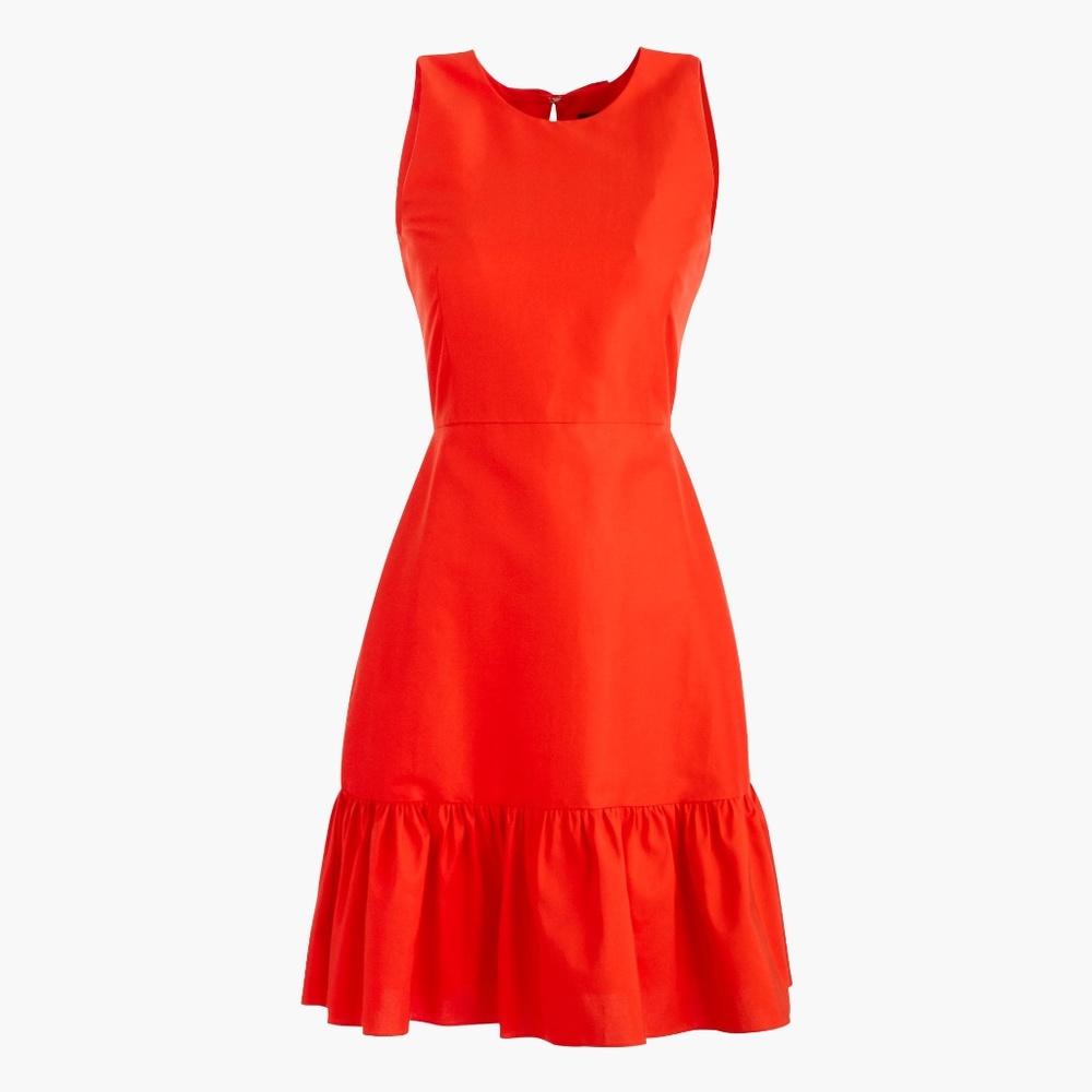 NWT J. Crew Dropwaist Dress in Classic Faille
